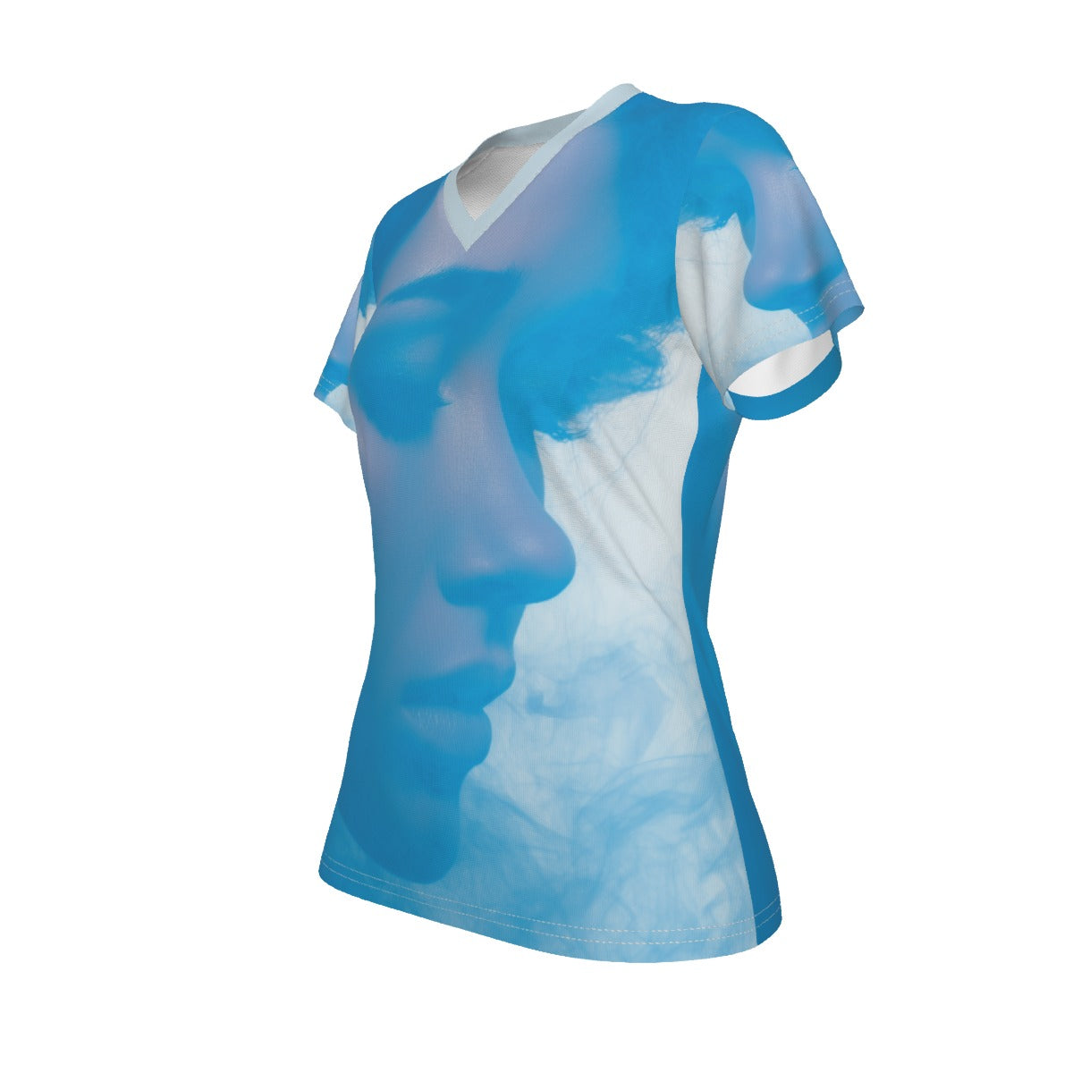 All-Over Print V-neck Women's T-shirt