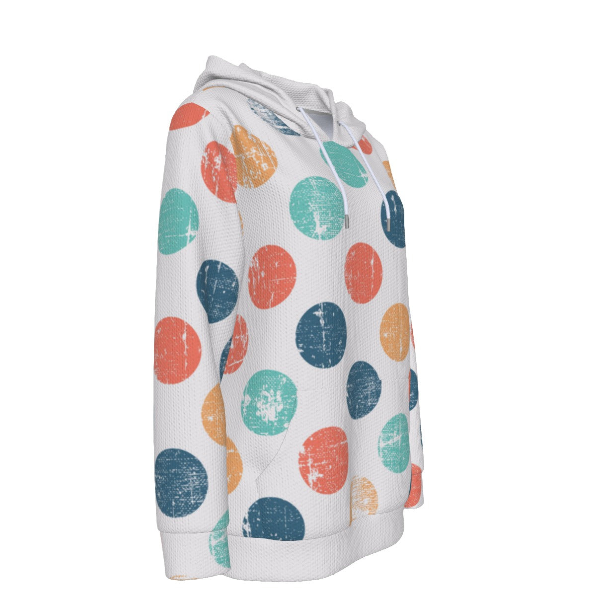 All-Over Print Women's Pullover Hoodie With Drawstring