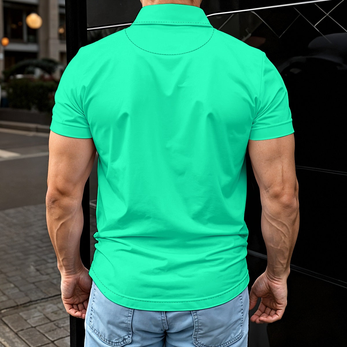 All-Over Print Men's Polo Shirt