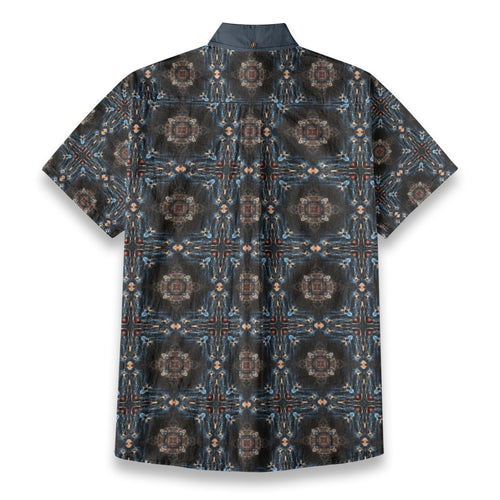 All-Over Print Men's Breathable Cotton Shirt|125GSM