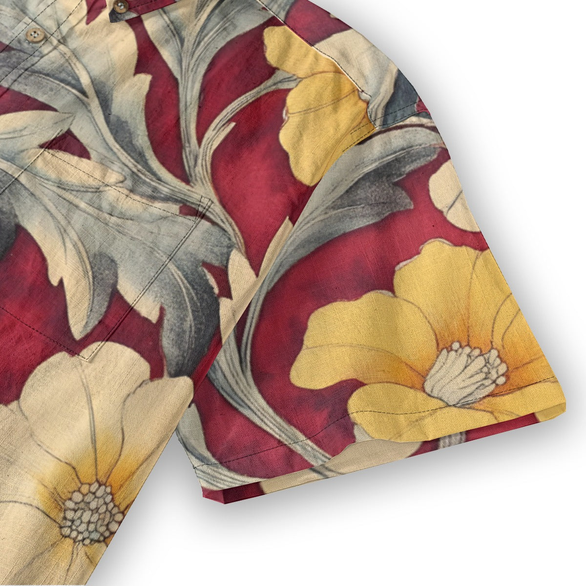 All-Over Print Men's Breathable Cotton Shirt|125GSM
