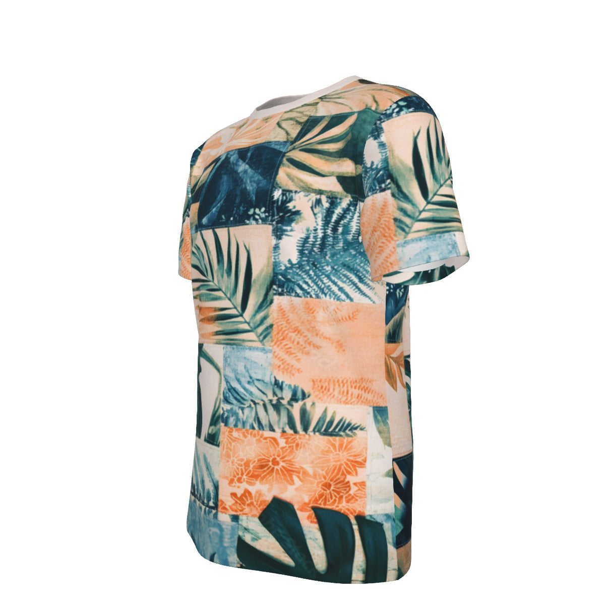 Summer Tropical Palm Tree Graphic Print Cotton Tee
