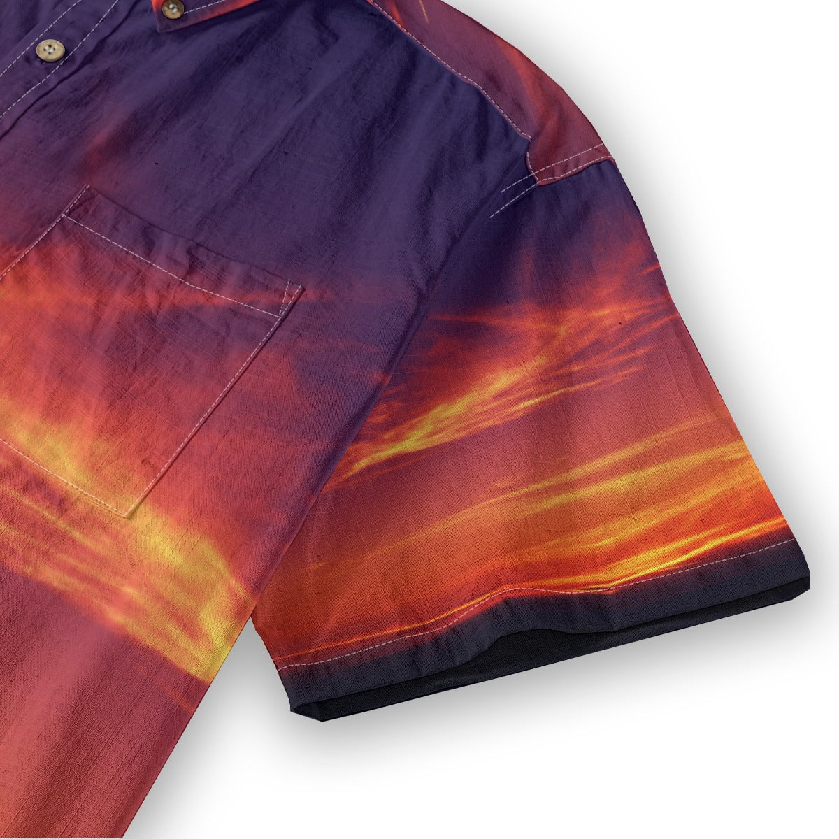All-Over Print Men's Breathable Cotton Shirt|125GSM