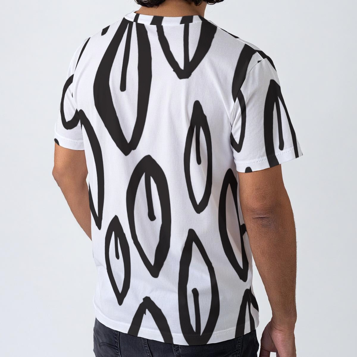 All-Over Print Men's O-Neck T-Shirt | 190GSM Cotton