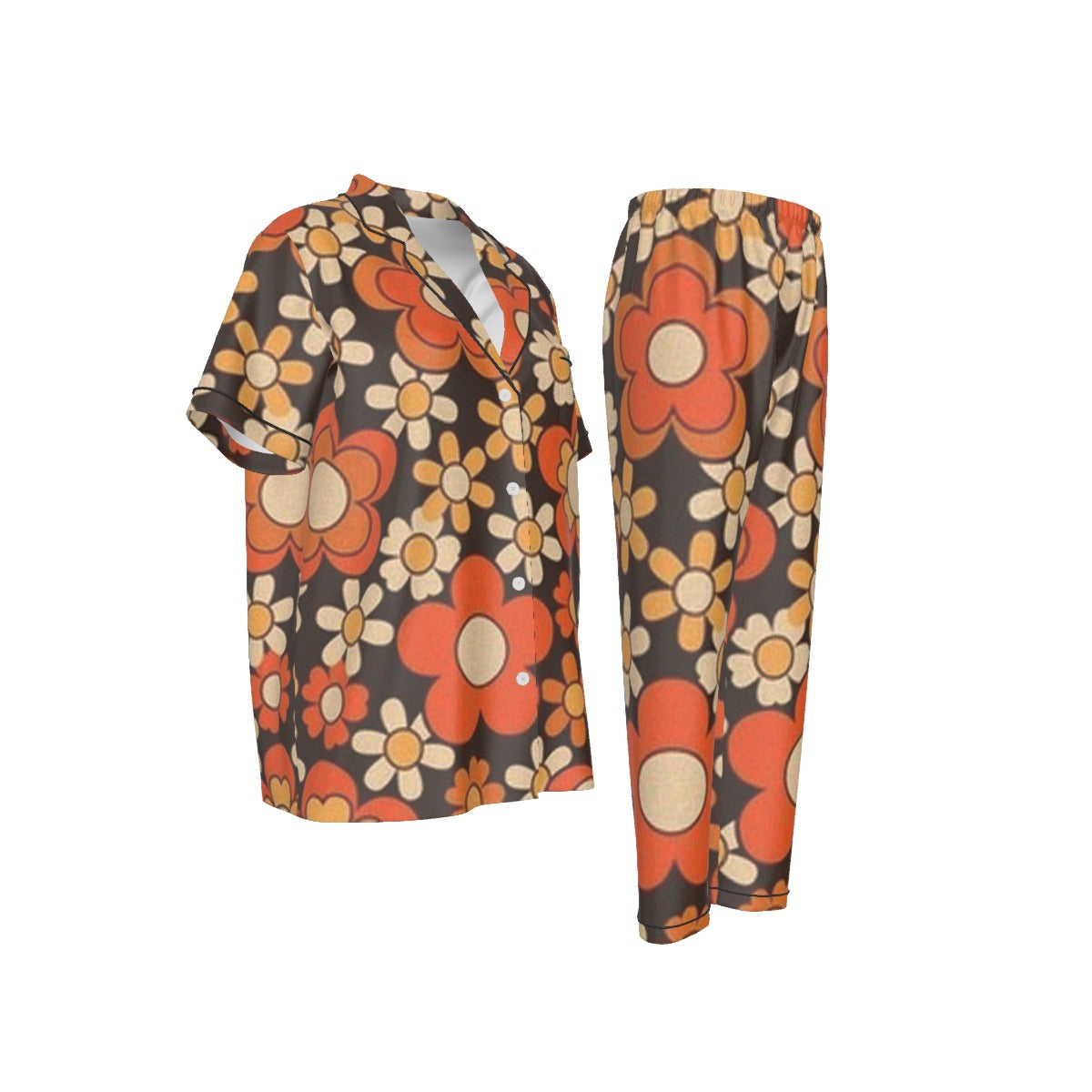All-over print Women'S Trousers Pajamas Set