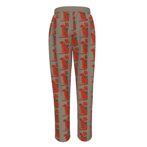 All-Over Print Unisex Straight Casual Pants | 245GSM Cotton