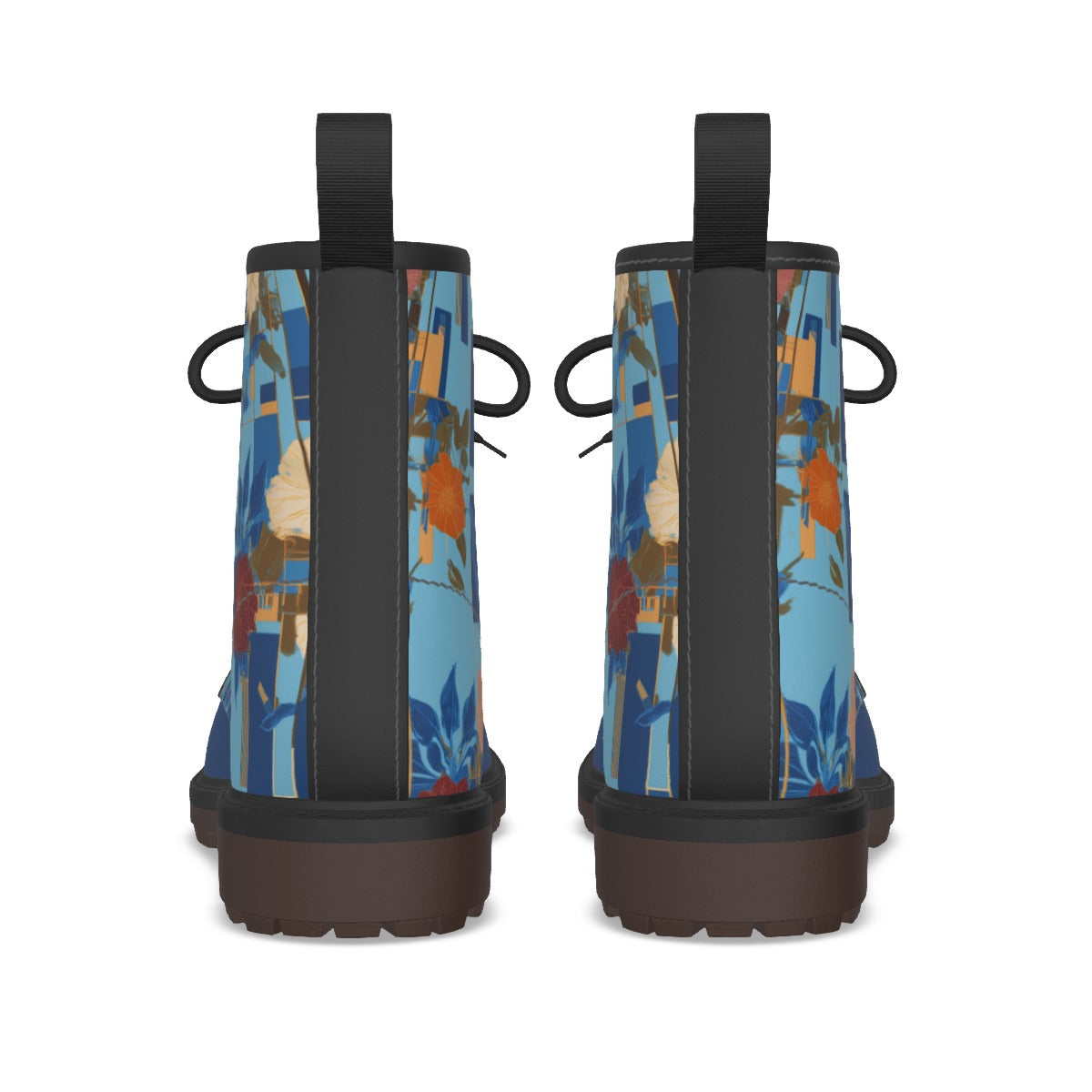 All-Over Print Men's Martin Short Boots