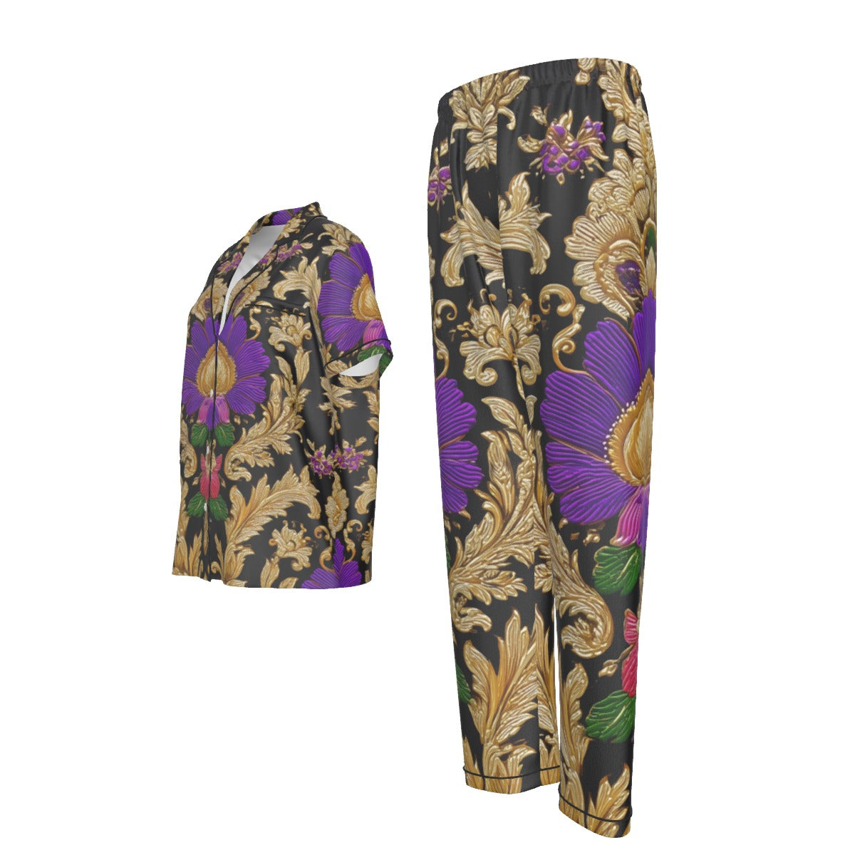 All-over print Women'S Trousers Pajamas Set
