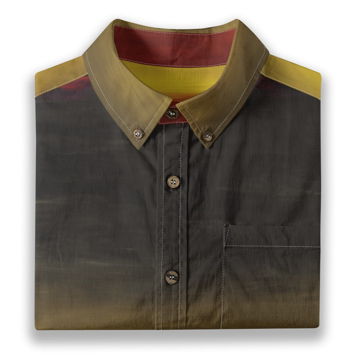 All-Over Print Men's Breathable Cotton Shirt|125GSM