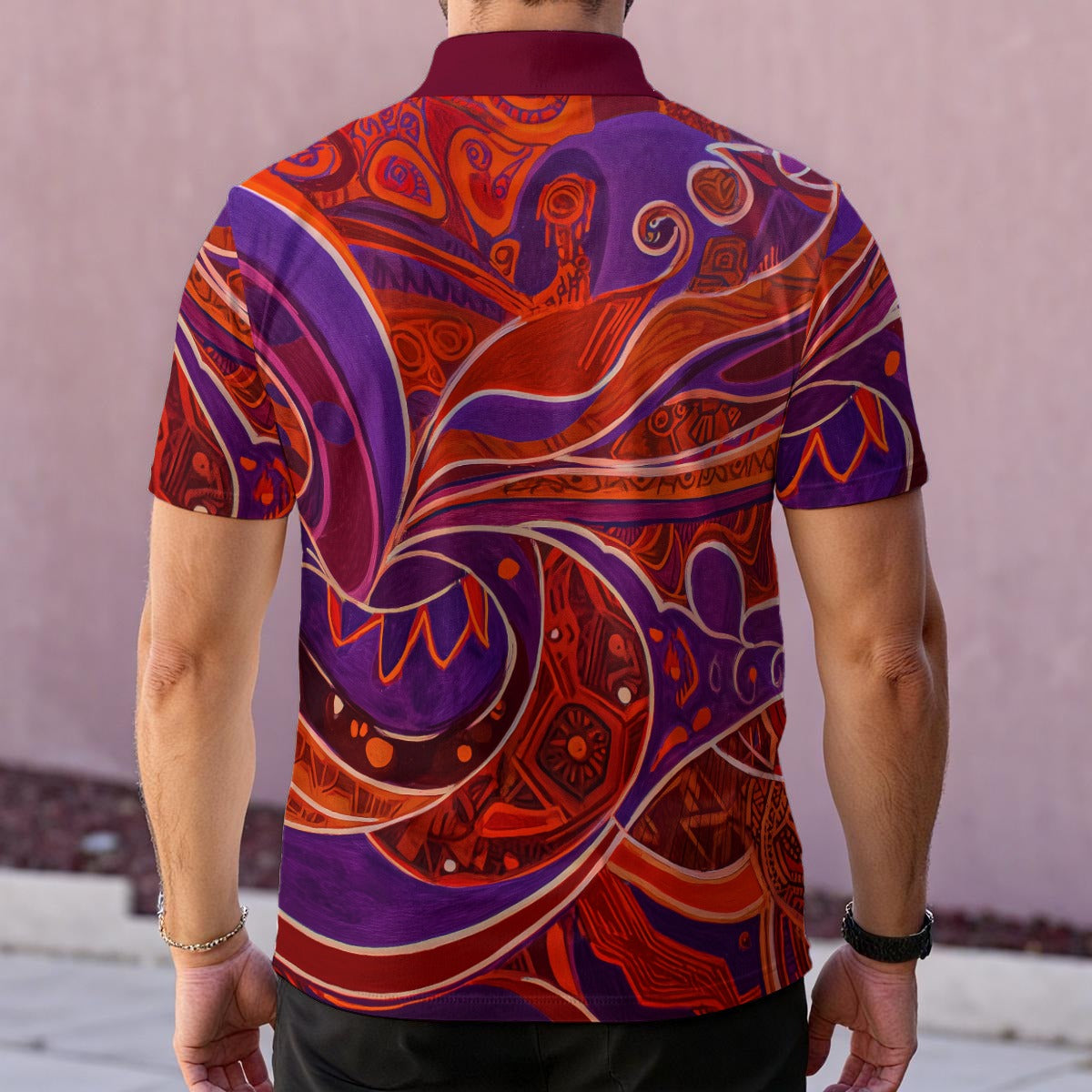 Men's High-Elastic Microfiber Sports Polo Shirt