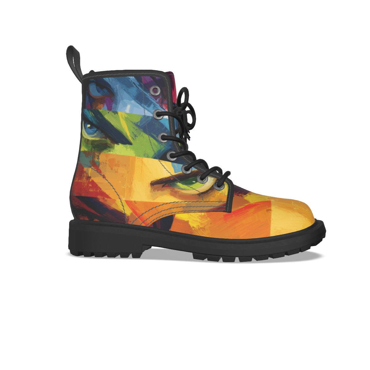 Custom Women's Martin Boots Black Sole Short Boot