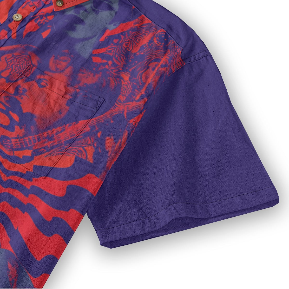 All-Over Print Men's Breathable Cotton Shirt|125GSM