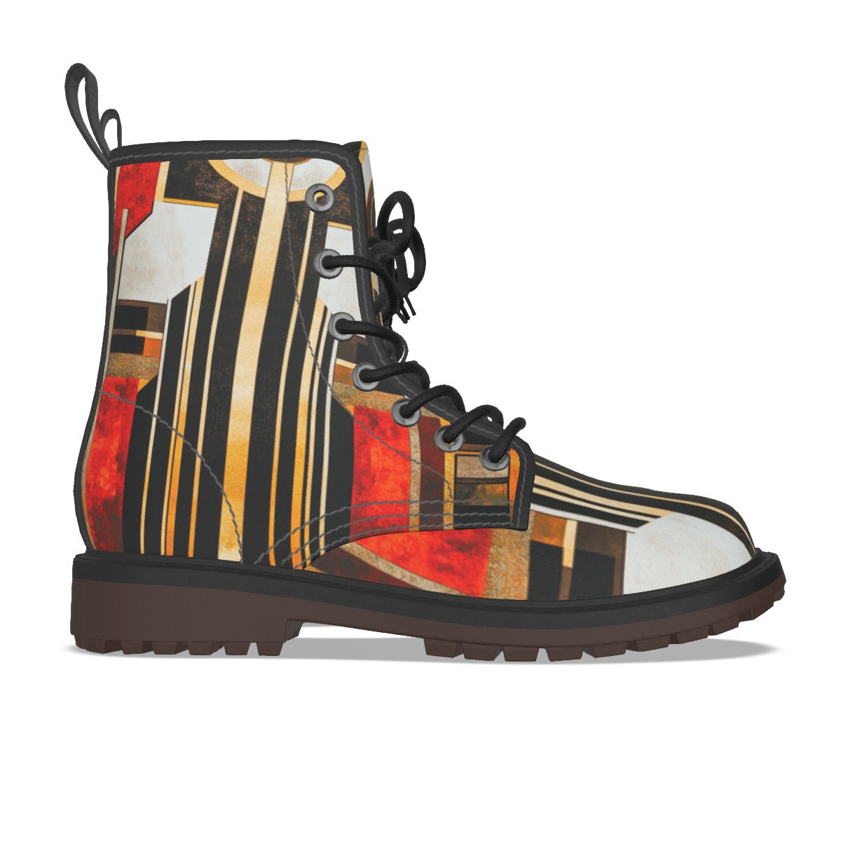 All-Over Print Men's Martin Short Boots