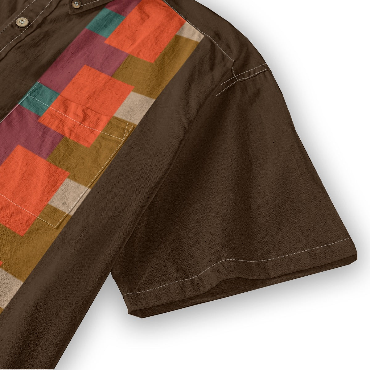 All-Over Print Men's Breathable Cotton Shirt|125GSM