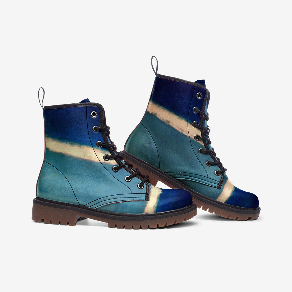 Lightweight Wide Fit Faux Leather Casual Boots MT