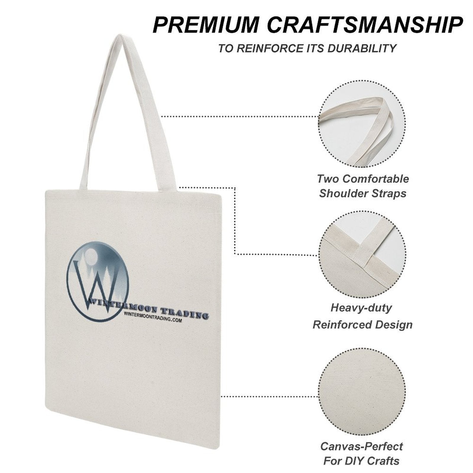 Canvas Tote Bag Single Canvas Tote Bag-38x41CM (One-Sided Print)