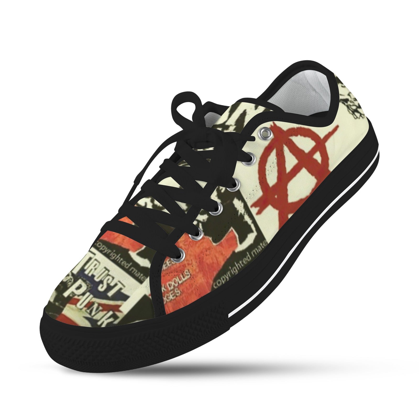 Punk Rock (3) Seattle Low Top Men's Shoes (Model 1013-6)