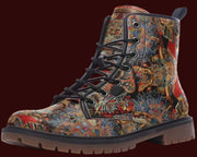 Unisex Wide Fit Lightweight Faux Leather Boots