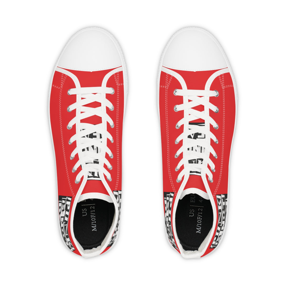 Men's Memory Foam Canvas High Top Sneakers