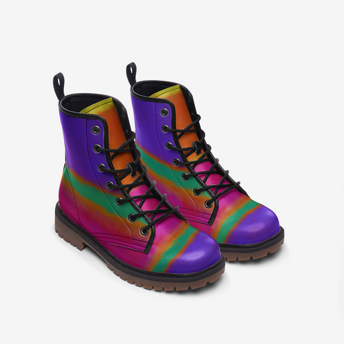 Casual Faux Leather Lightweight Wide Fit Boots