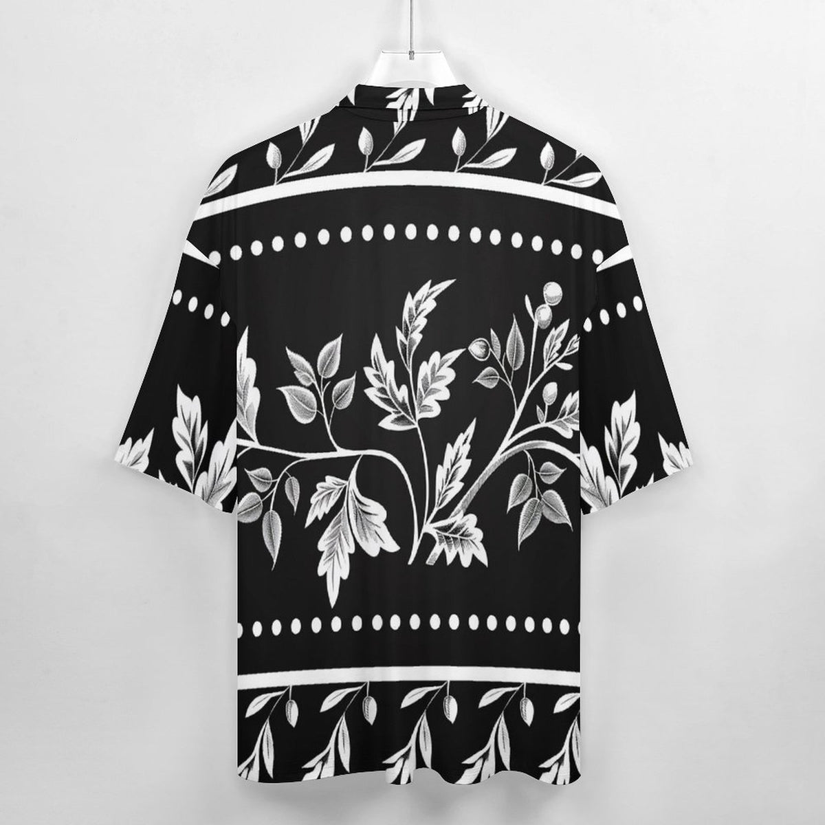 Men’s Cuban Collar Cotton Shirt 190gsm AOP Short Sleeve Casual