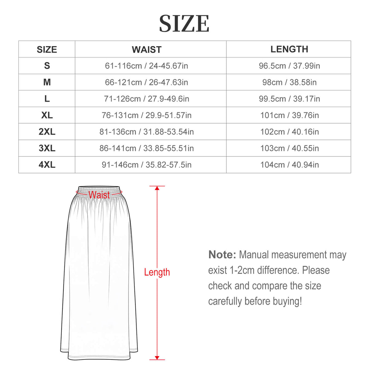 180gsm High-Waisted Midi Dress(All-Over Printing)