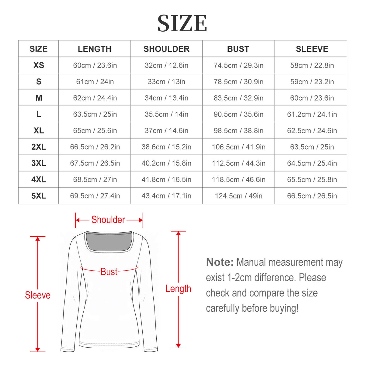 The Stage- Women's Square Neck Long Sleeved Shirt