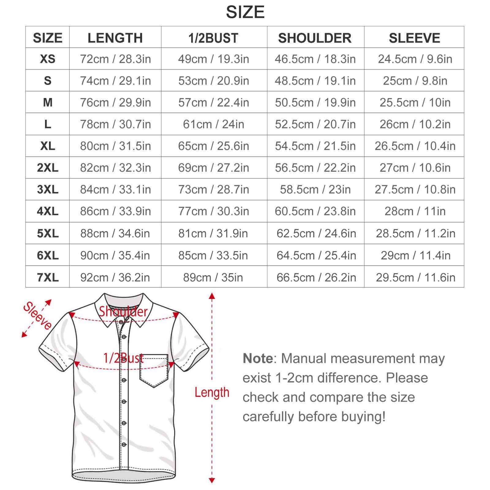 Men's Short Sleeve Button Shirt with Pocket(XS-7XL) Indian Pattern