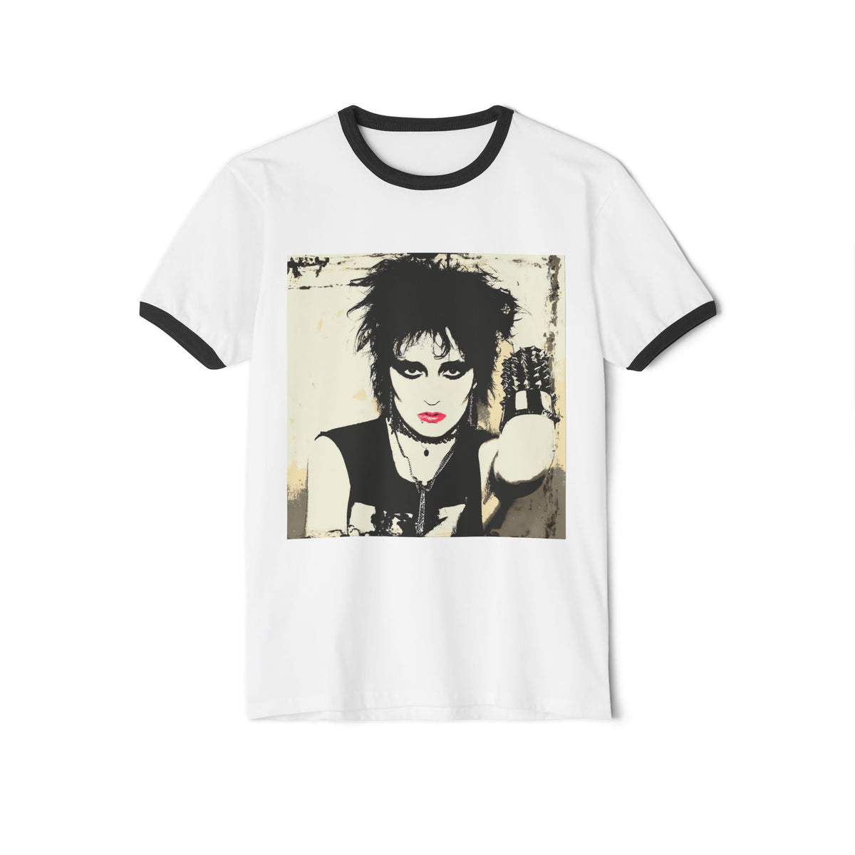 Unisex Combed Ring-Spun Cotton Contrast Ringer Tee
