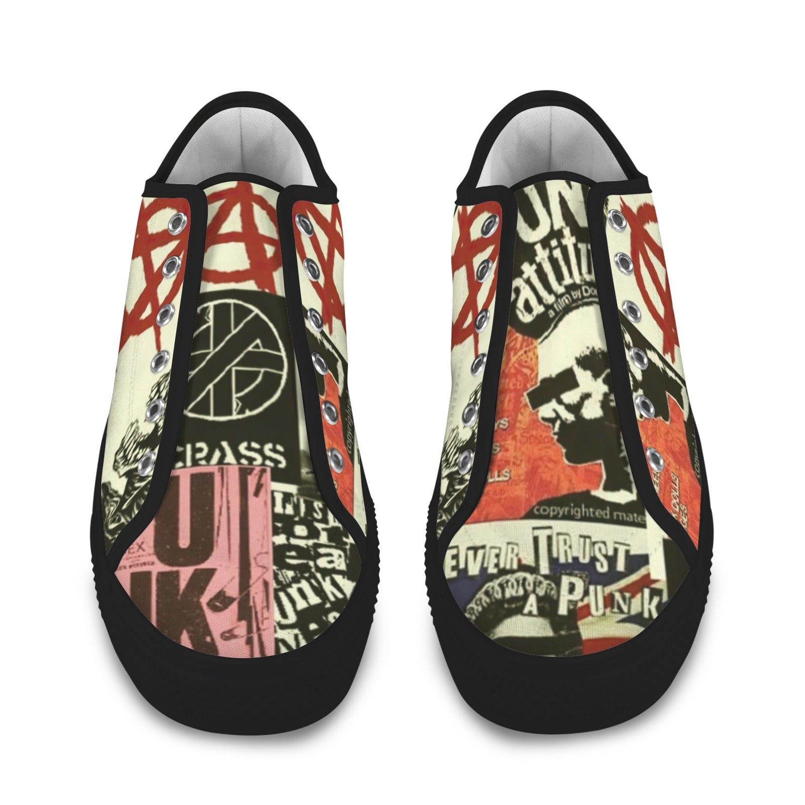 Punk Rock (3) Seattle Low Top Men's Shoes (Model 1013-6)