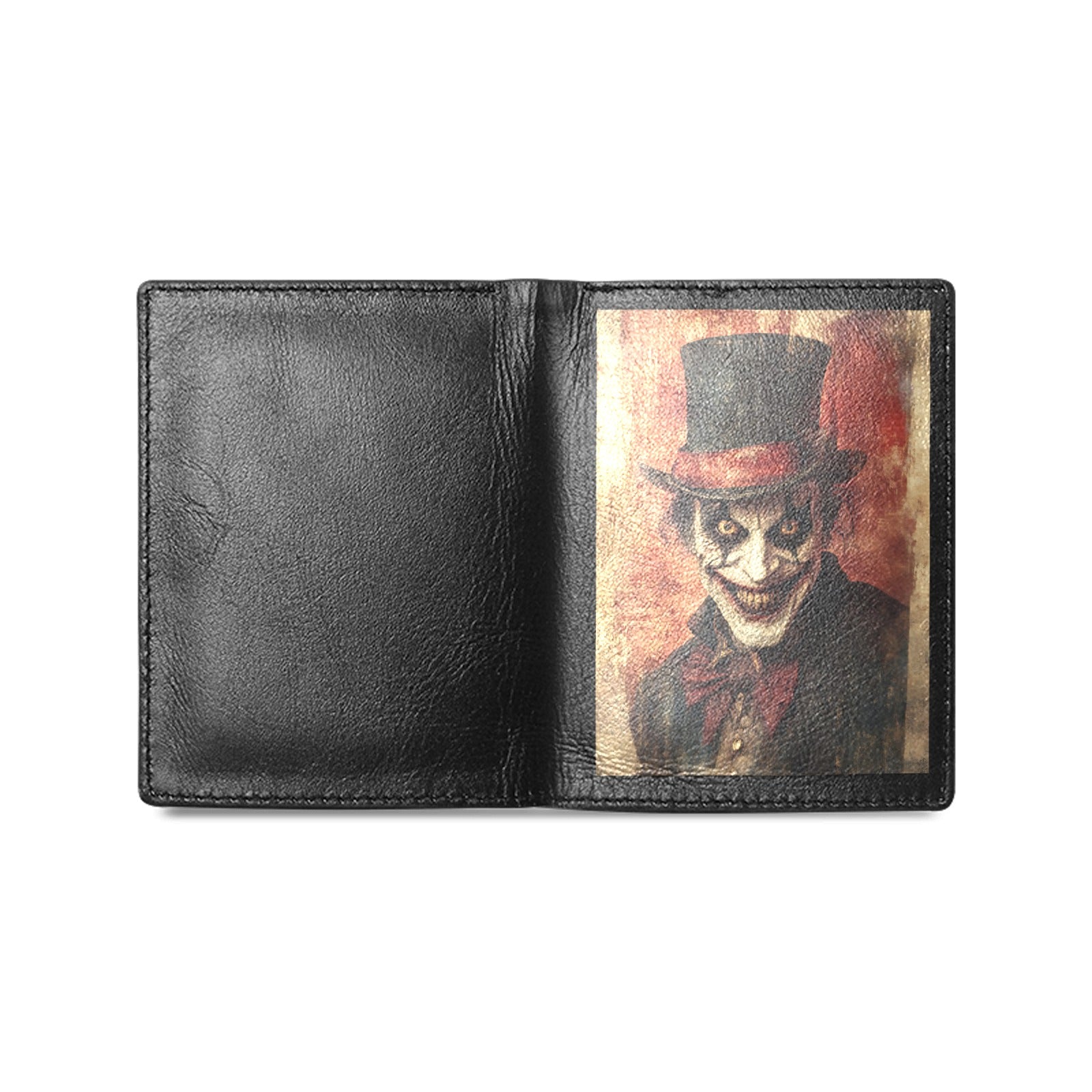 Gothic Dark Carnival (189) Men's Leather Wallet (Model 1612)