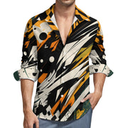 135gsm Casual Long-Sleeve Shirt for Men(All-Over Printing)