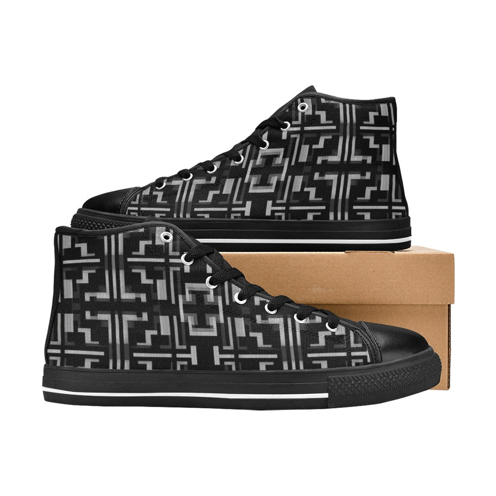 Frank Lloyd Wright Inspired Men's High Top Shoes