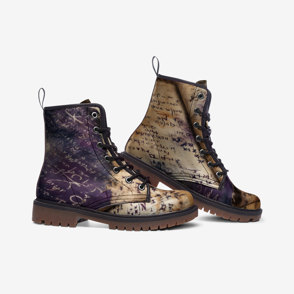 Lightweight Casual Faux Leather Wide Fit Boots