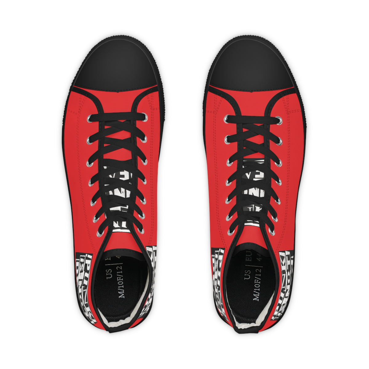 Men's Memory Foam Canvas High Top Sneakers