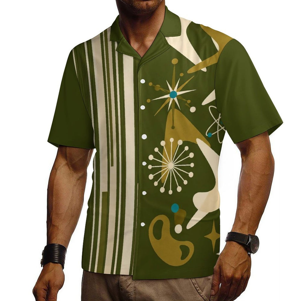 DTG 110gsm Cotton Cuban Collar Shirt For Men(All-Over Printing)
