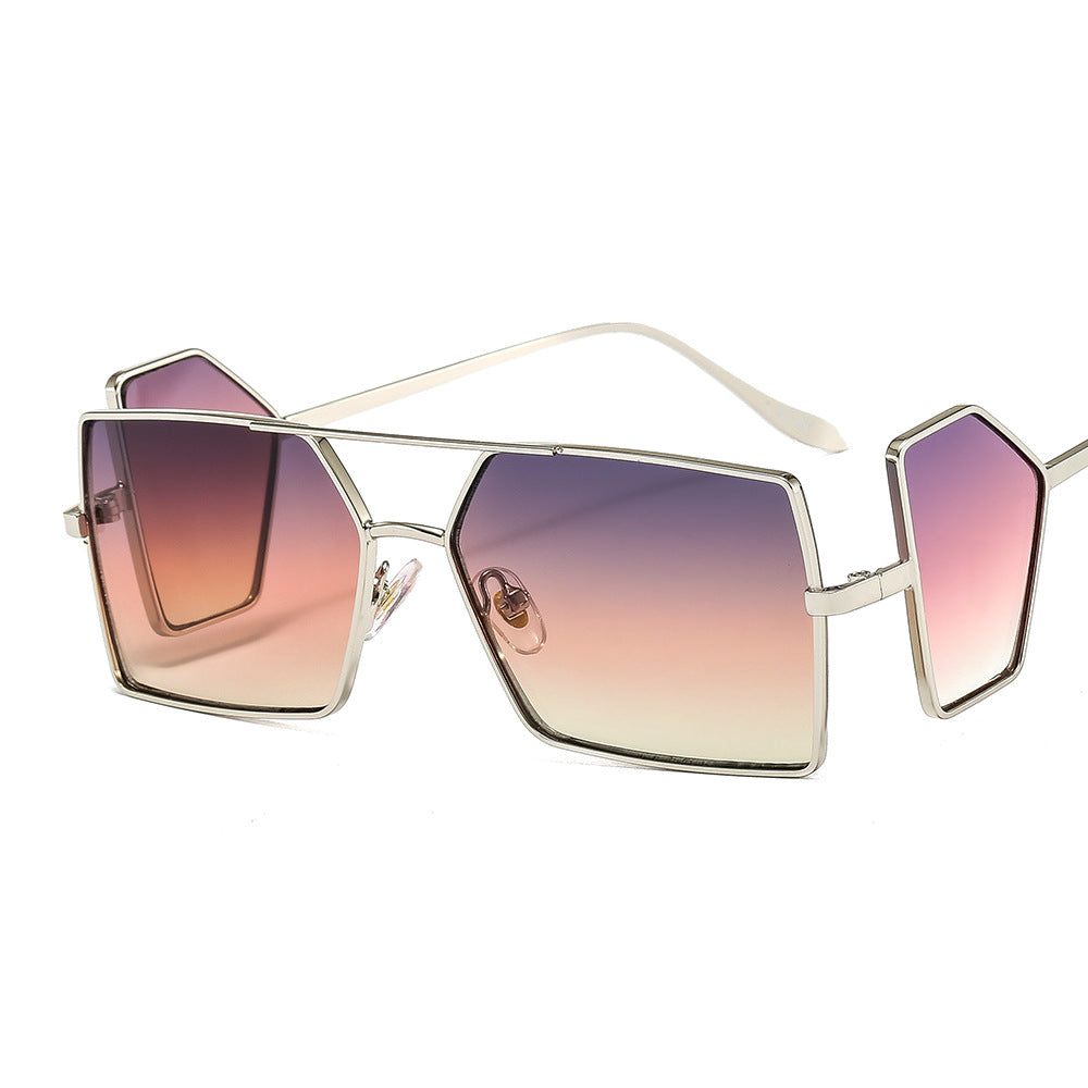 Side Lens Square Sunglasses