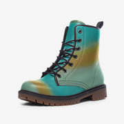 Casual Faux Leather Lightweight Wide Fit Boots