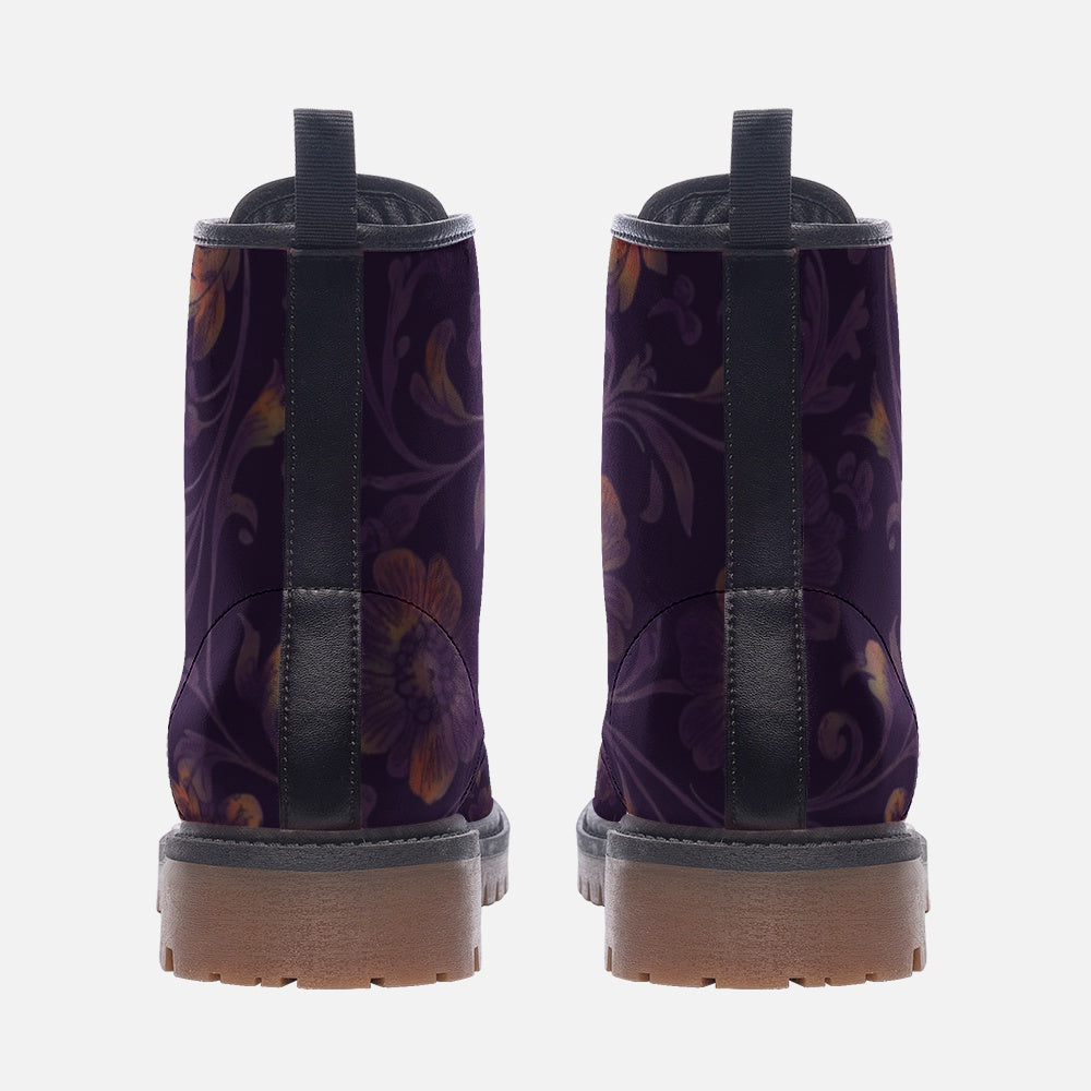Unisex Wide Fit Casual Faux Leather Lightweight Boots