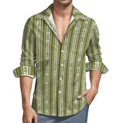 Men's Long Sleeve Shirt with Pocket(All-Over Printing)