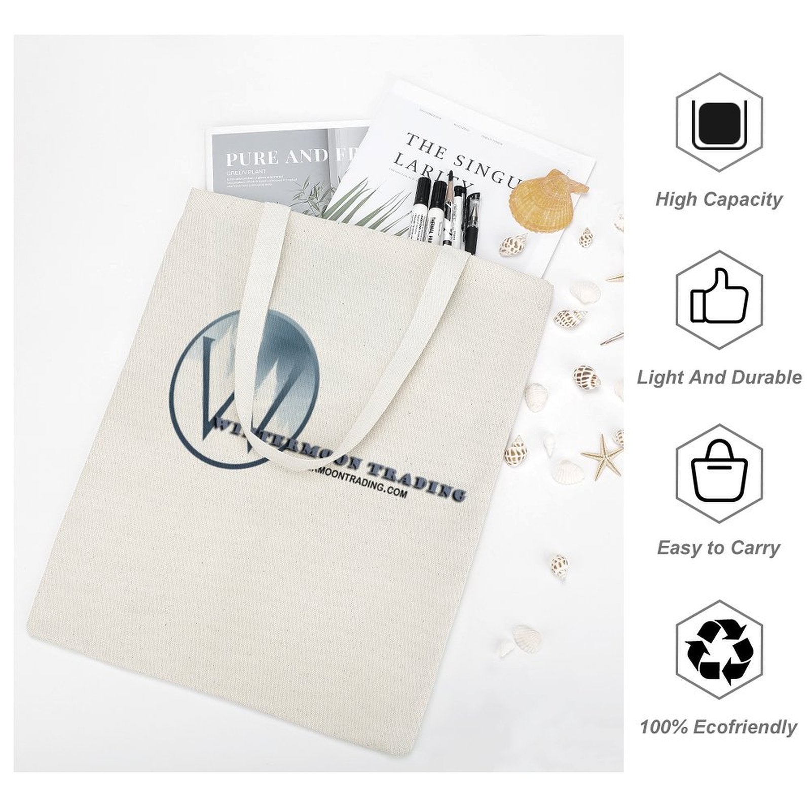 Canvas Tote Bag Single Canvas Tote Bag-38x41CM (One-Sided Print)