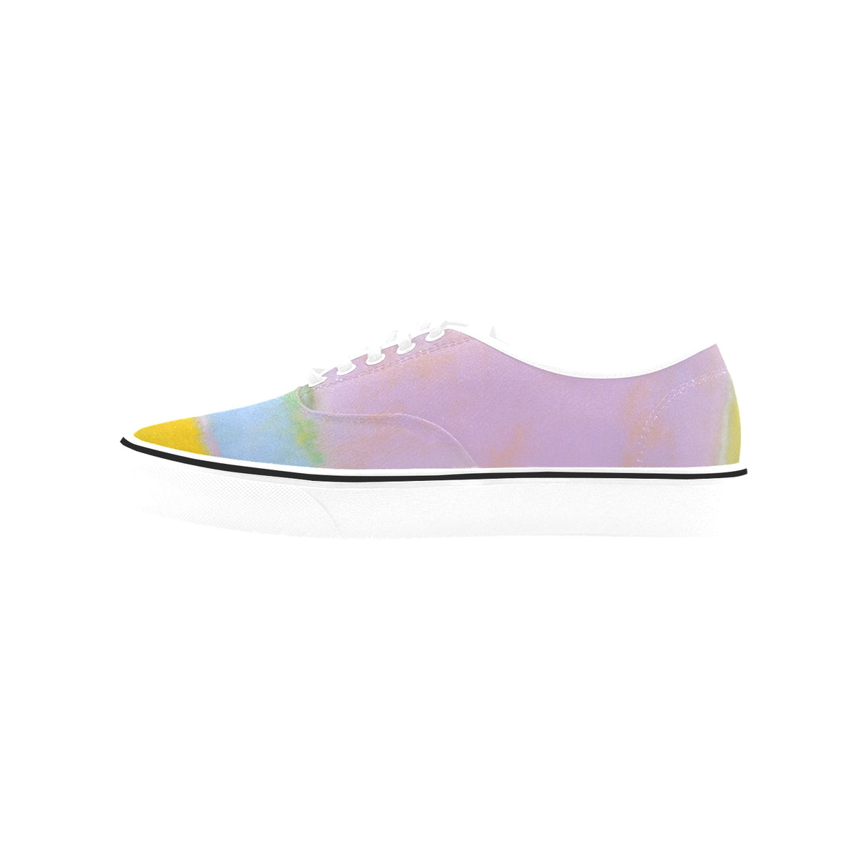 Women's Custom Rothko Spring Pastel Canvas Low Top Shoes