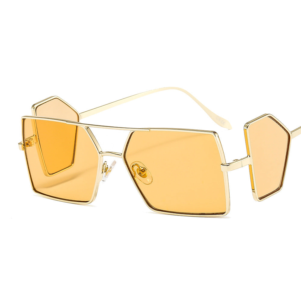 Side Lens Square Sunglasses