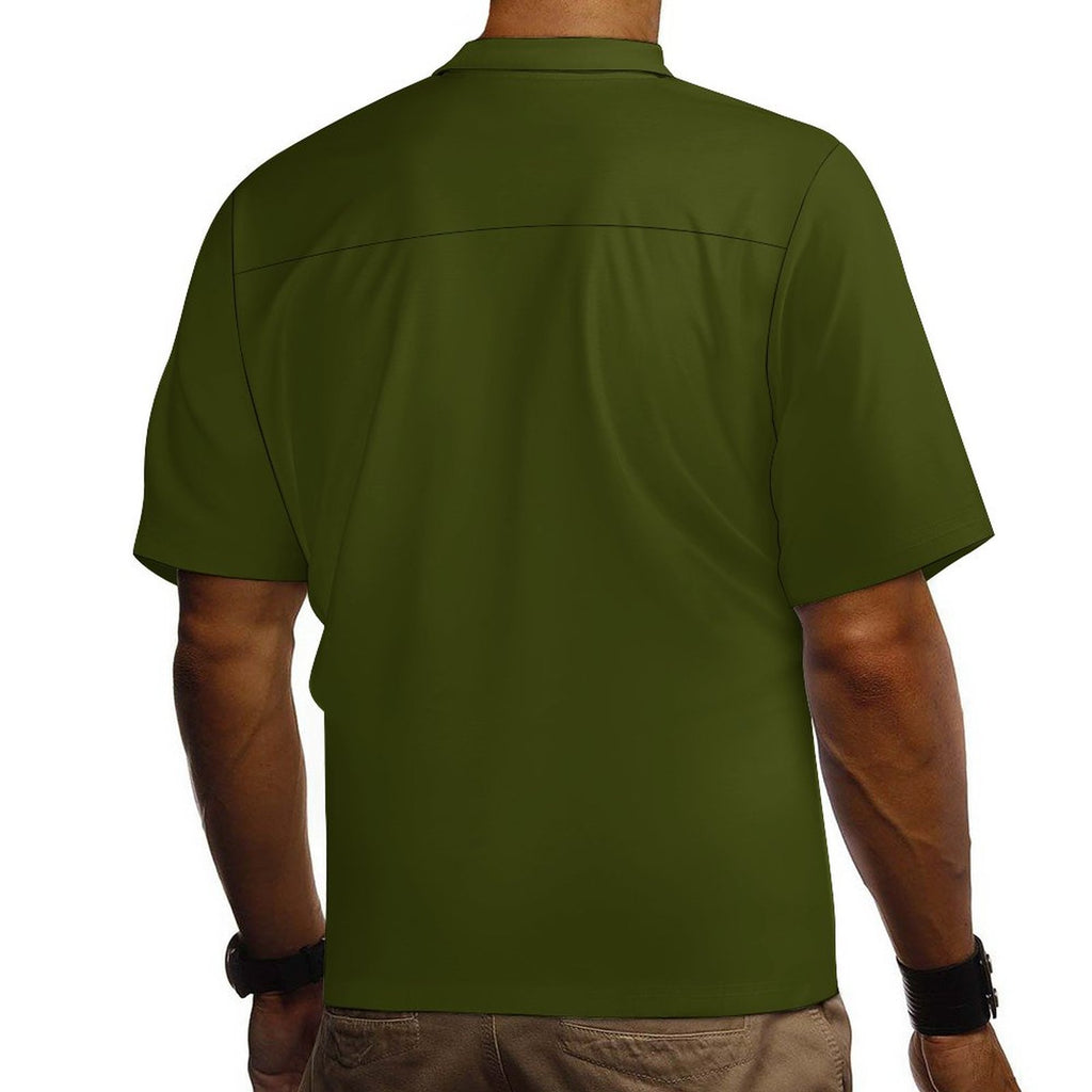 DTG 110gsm Cotton Cuban Collar Shirt For Men(All-Over Printing)