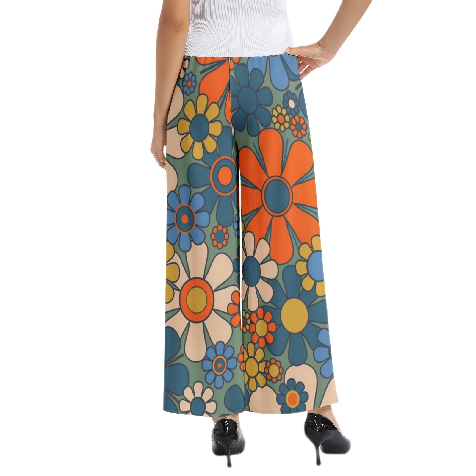Boho Flower Petal Lounge Pants
