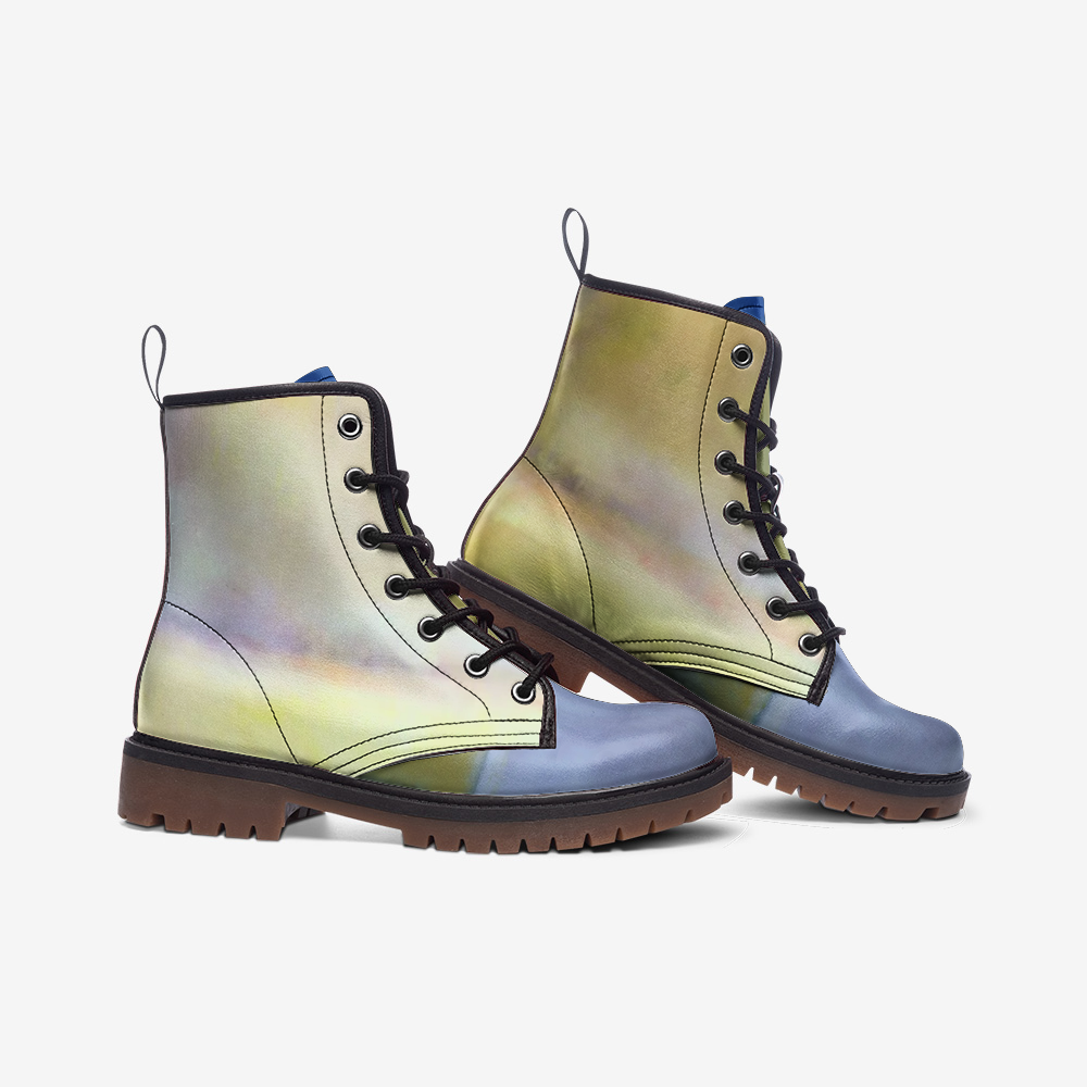 Roth 13 Faux Leather Lightweight Lace Up Boots MT