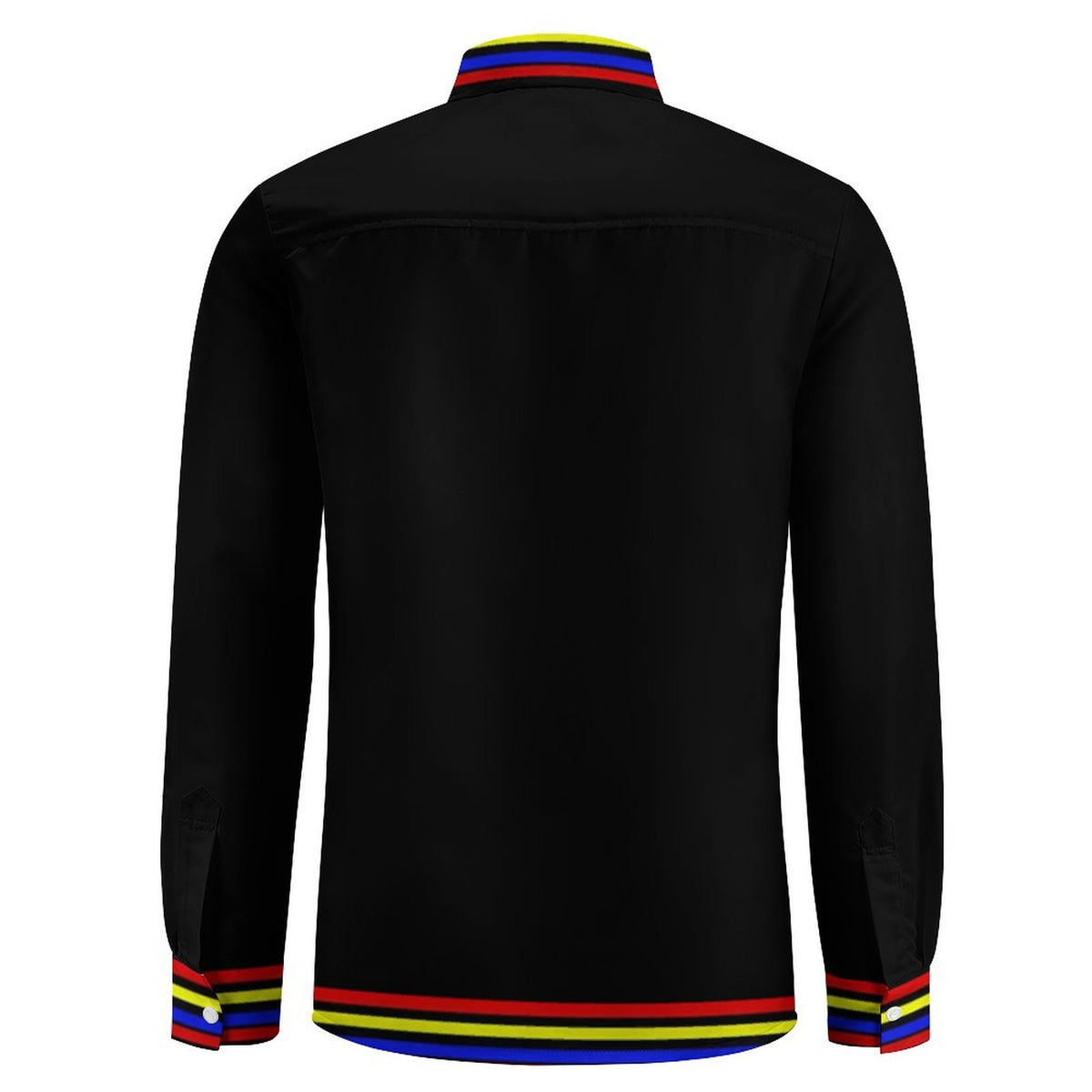 Multicolor Paisley Long-Sleeve Shirt for Men