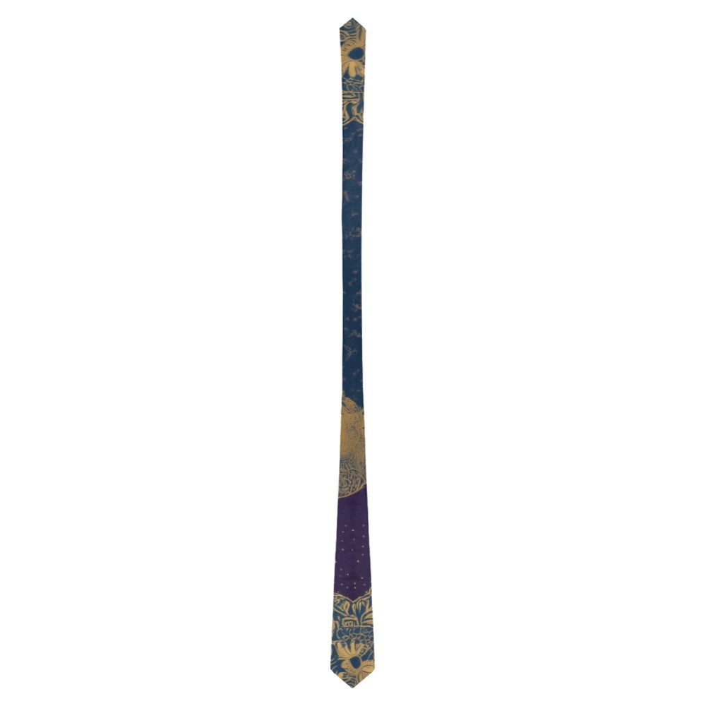 winter.moon_thin_lined_textile_art_--chaos_10_--sref_httpss.mj._d209e382-b120-4693-9e61-256119c67166 Classic Necktie (Two Sides)
