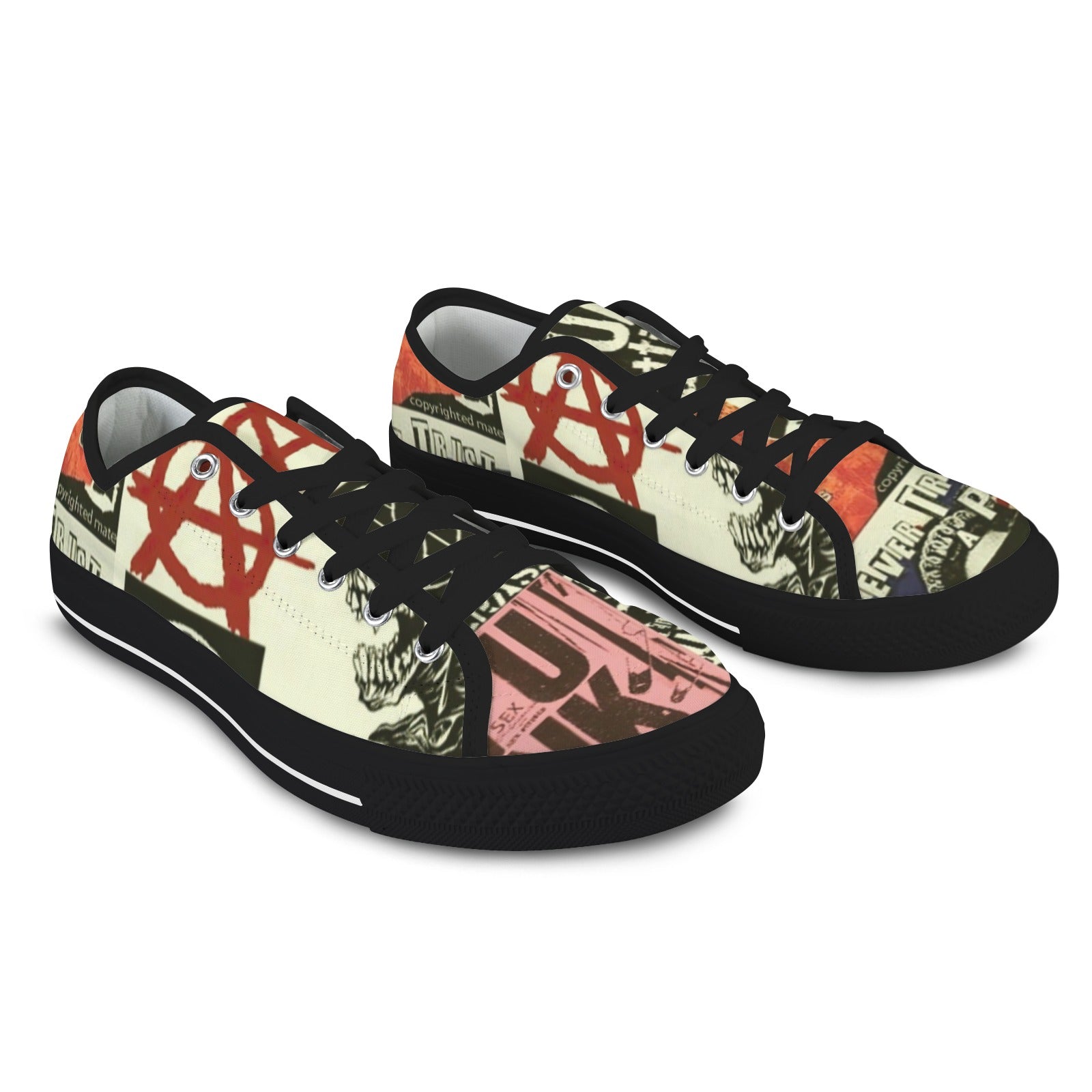 Punk Rock (3) Seattle Low Top Men's Shoes (Model 1013-6)