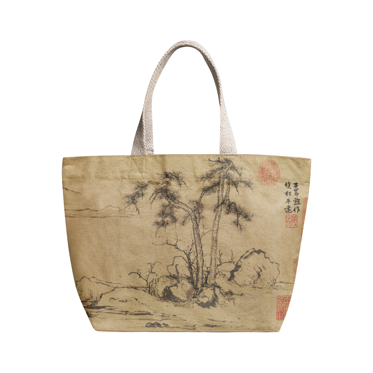 Heavy Duty Canvas Tote Bag 12oz Cotton Large Japan Style